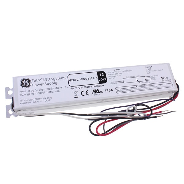 Ge Constant Voltage Led Driver 12v 60w 1 10 Dimmable Ge Constant Voltage Led Driver 12v 60w