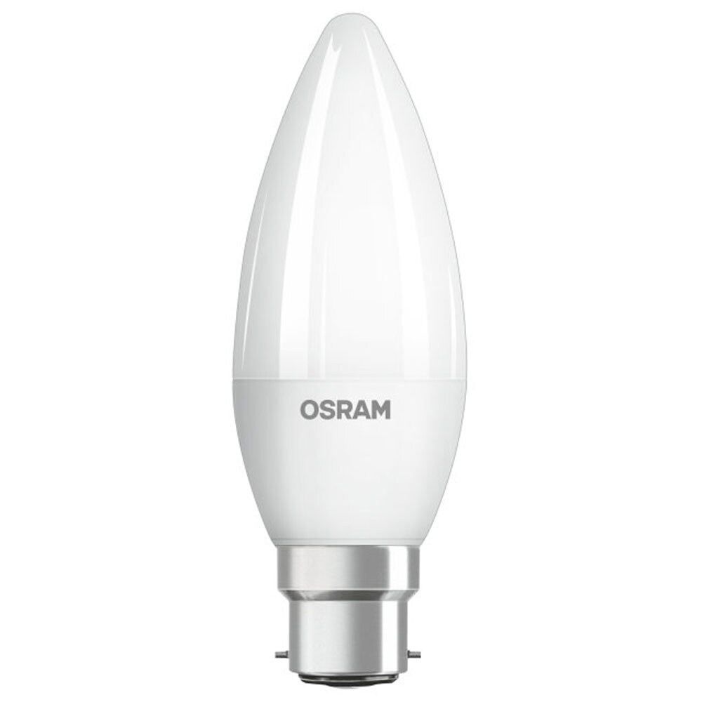 Parathom Superstar Classic LED Candle 6W B22d BC 2700K Opal Dimmable Osram