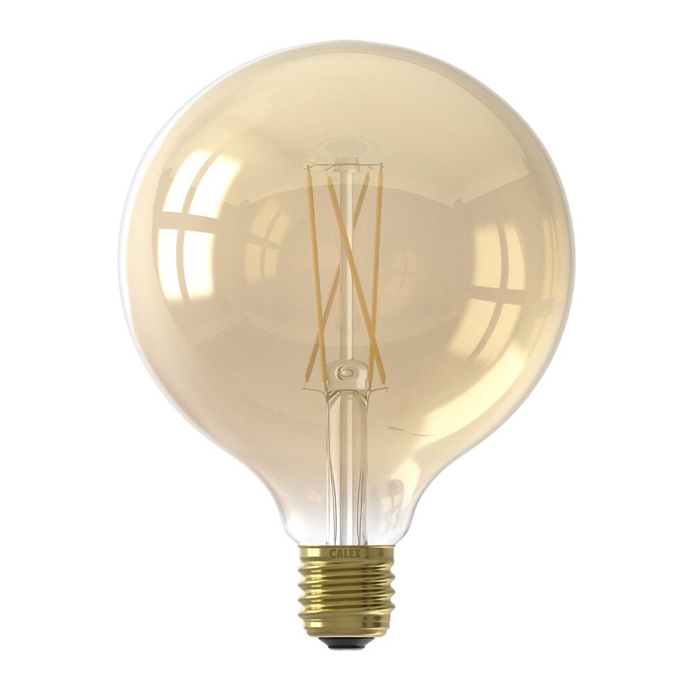 LED Dimming Filament Globe 125mm 240V 4.5W ES Gold Ultra Warm White